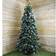 Artificial Snow Covere with Pinecones Green Christmas Tree 182.9cm