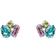 Caroline Svedbom Isa Earrings - Silver/Multicolour