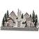Konstsmide Silhouette Village Julby 45cm