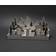 Konstsmide Silhouette Village Julby 45cm
