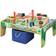 Maxim Wooden Train Set with Activity Table & Storage Bin