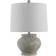 Safavieh Imran Light Gray/White Table Lamp 21"