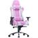 Cepter Rogue Fabric Gaming Chair - Pink/White