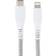 WIAWHT100010801 Braided Charging Cable, White Apple iPhone 5.9ft