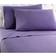 Micro Flannel 4-Piece Bed Sheet Purple (279.4x274.3cm)