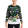 Jule Sweaters Santa Claus is Coming to Town LED Sweater - Green