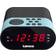 Lenco CR-07 Reloj Negro, Azul radio