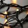 Sirius Tech-Line Icicles Black String Light 100 Lamps