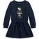 Ralph Lauren Girl's Long Sleeved Dress French - Navy