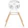 Evolur Ann Beechwood 4-in-1 Highchair