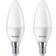 Philips 10.6cm LED Lamps 5W E14 2-pack