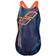 Arena Girl's Swimsuit Swim Pro Back Lines & Dots Print (005084)