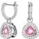 Swarovski Millenia Trilliant Cut Set - Silver/Pink