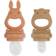 Konges Sløjd Fruit Feeding Pacifier Bunny 2-pack Almond/Terracotta