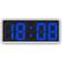 24.se Digital Alarm Clock with Blue Numbers