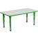 Flash Furniture Plastic Height Adjustable Activity Table