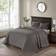 Madison Park Mansfield Bedspread Gray (299.7x259.1cm)