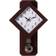 Clockswise Traditional Brown Wall Clock 9"