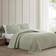 Beatrice Home Fashions Chenille Sängöverkast Grön (243.84x274.32cm)