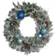 Northlight Artificial Flocked Pine Wreath Christmas Decoration