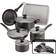Farberware - Set di pentole con coperchio 15 Parti