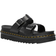 Dr. Martens Myles Brando Leather Buckle Slide Sandals - Black