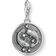 Thomas Sabo Silver Zirconia Vintage Pisces Zodiac Charm