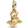 Pandora Disney Aladdin Scarab Beetle Dangle Charm - Guld/Transparent