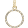 Christina Jewelry Big Circle Pendant - Guld/Transparent