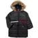 Tommy Hilfiger Little Kid's Long Hooded Puffer - Black