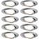 Paulmann 93399 LED Brushed Iron Ceiling Flush Light 9cm 10pcs