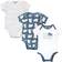 Hudson Baby Cotton Bodysuits 3-pack - Baby Elelphant