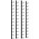 vidaXL Wall Mounted Wine Rack 2.5x116cm