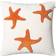 Chhatwal & Jonsson Star Fish Kissenbezug Beige, Blau, Orange (50x50cm)