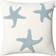 Chhatwal & Jonsson Star Fish Kissenbezug Beige, Blau, Orange (50x50cm)