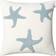 Chhatwal & Jonsson Star Fish Pudebetræk Beige, Blå, Orange, Hvid (50x50cm)