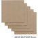Snapmaker MDF Holzplatte 5er Set 200 x 200 x 3 mm