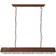 Brilliant Alvera Rust Colored Pendellampe 120cm