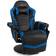 Costway Ergonomic High Back Massage Gaming Chair with Pillow-Blue