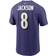 Nike Lamar Jackson Baltimore Ravens Name 7 Number T-shirt