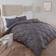 Highams Diamond Housse de couette Gris (260x220cm)
