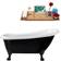 Streamline Claw Foot Bathtub (N481BL-IN-BNK)154.9x70.1