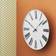 Arne Jacobsen Roman White Wall Clock 21cm