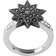 Dyrberg/Kern Wish Ring Topping - Black/Black