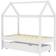 vidaXL Cot Frame with Drawer Solid Pine 30.3x57.5"