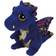 TY Beanie Boo Saffire Dark Blue Dragon 24cm