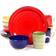 Gibson Color Vibes Dinner Set 12pcs