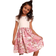 Chi Chi London Ruffle Floral Print Midi Dress - Pink (91045YGPI)