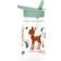 A Little Lovely Company Drink Bottle Forest Friends 450ml