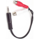 StarTech 3.5mm - 2RCA M-F 0.2m